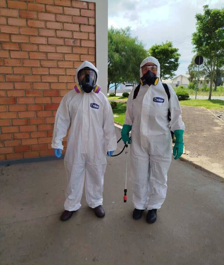 Papanduva intensifica combate ao Aedes aegypti com aplicação de BRI Fludora na Rodoviária Municipal