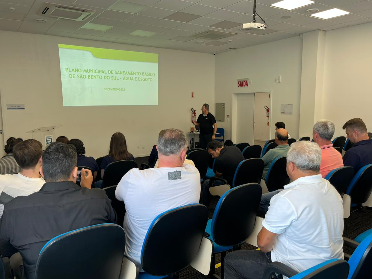 Audiência pública apresenta Plano Municipal de Saneamento Básico de São Bento do Sul