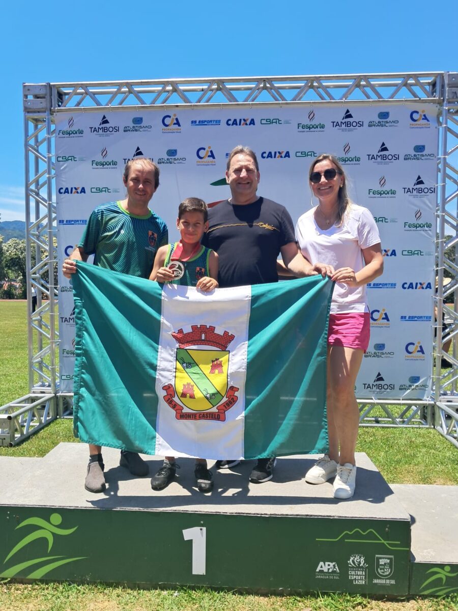 Talento de Monte Castelo brilha nas pistas: Vinicius José Krull é tricampeão e três vezes recordista no Salto em Altura SUB-12
