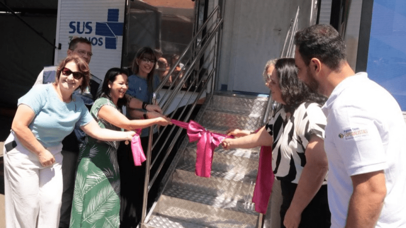 Canoinhas recebe unidade móvel de saúde e amplia atendimento especializado às mulheres