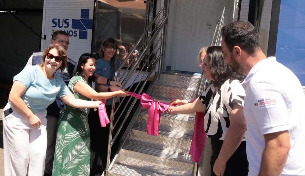 Canoinhas recebe unidade móvel de saúde e amplia atendimento especializado às mulheres