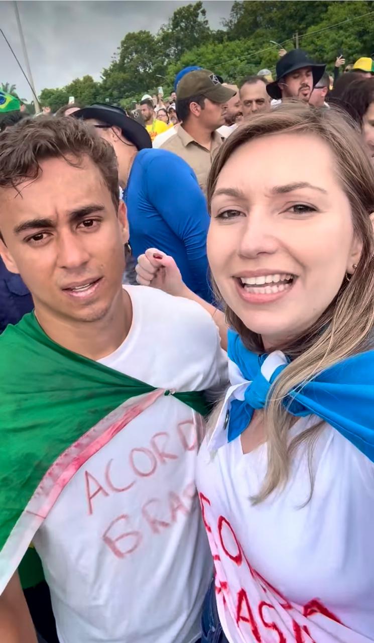 Prefeita Juliana Maciel participa de ato pacífico por justiça e liberdade em Brasília