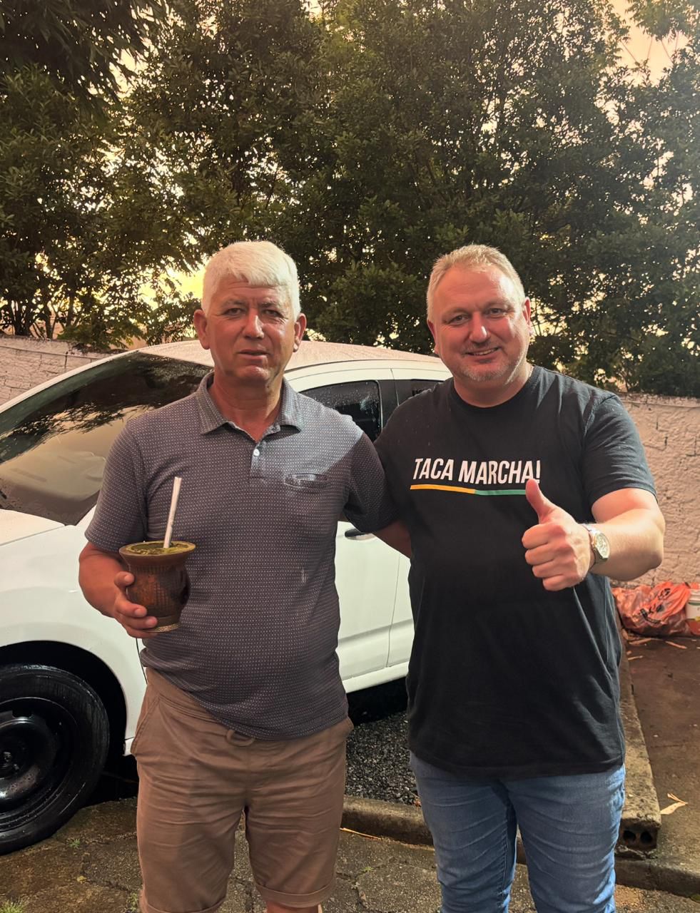 Pollum e Hélio reunidos