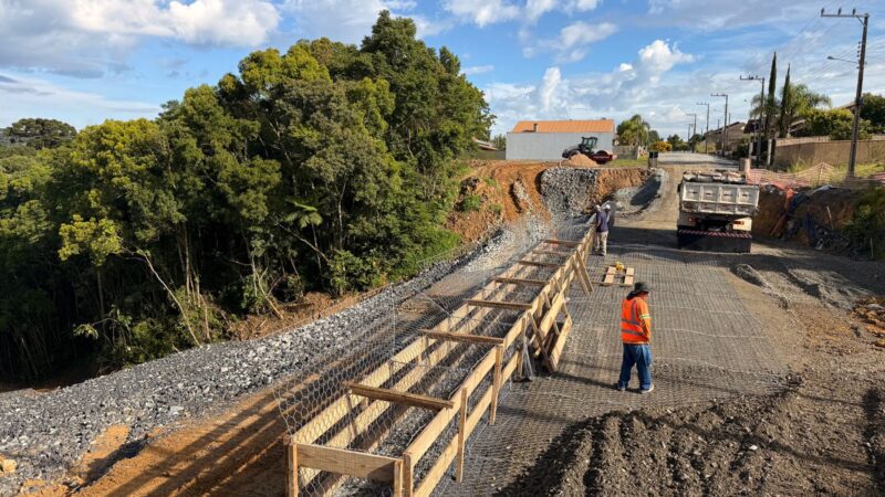 Obras na Rua Romualdo Quint perto de ser finalizadas