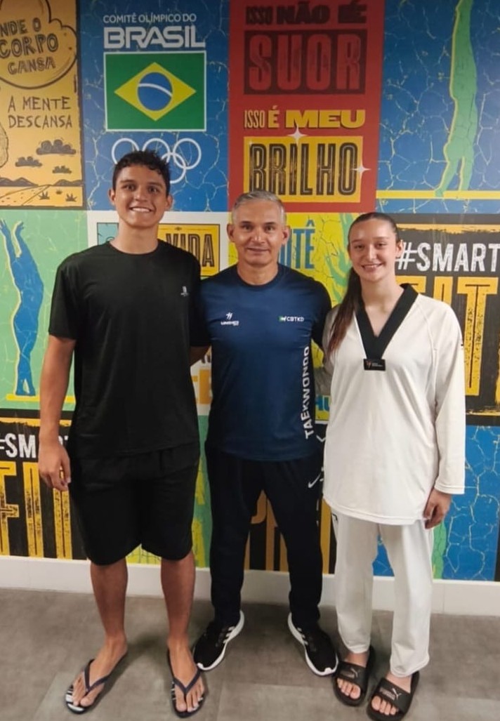 Rafaela e Breno participam de Treinamento da Seleção Brasileira de Base no Rio de Janeiro