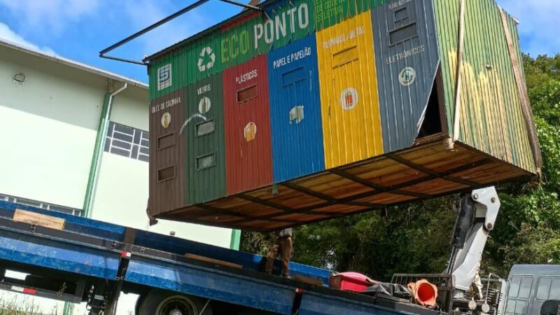 Prefeitura e Samae retiram ecopontos no Centenário e Cruzeiro devido ao uso irregular