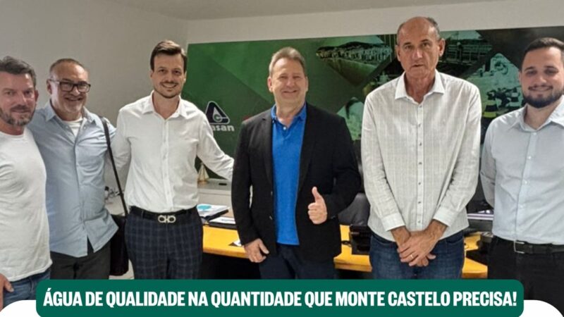 Monte Castelo avança no abastecimento de água com nova captação no Rio Canoinhas