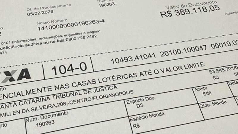 Município de Santa Terezinha mantém em dia pagamento de precatórios