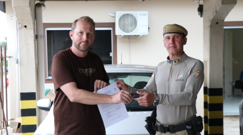 Polícia Militar realiza doação de veículo ao Município de Papanduva