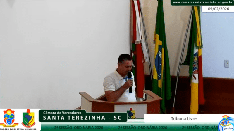 Vereador Laércio Batista destaca demandas por melhorias em estrada e defende avanços em infraestrutura em Santa Terezinha