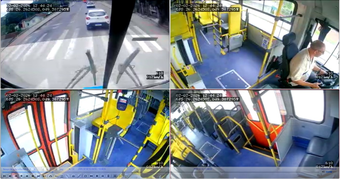 Prefeitura e Concessionária iniciam implantação de câmeras de monitoramento em toda a frota do transporte coletivo
