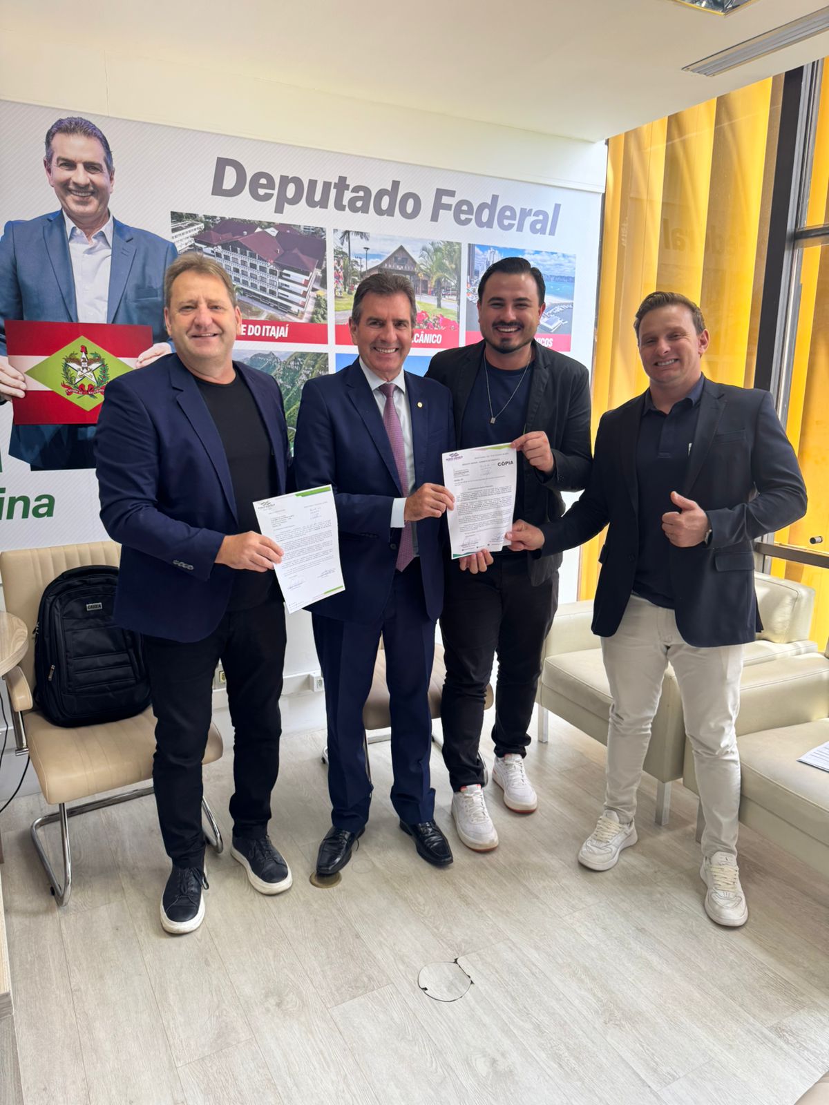 Prefeito e vice cumprem agenda em Brasília e garantem avanços para Monte Castelo