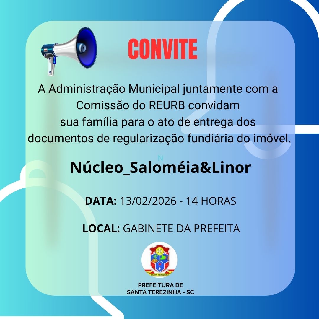 Santa Terezinha realiza entrega da Certidão de Regularização Fundiária a moradores