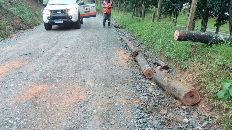 DEFESA CIVIL – OCORRÊNCIAS REGISTRADAS APÓS AS CHUVAS DO FIM DE SEMANA