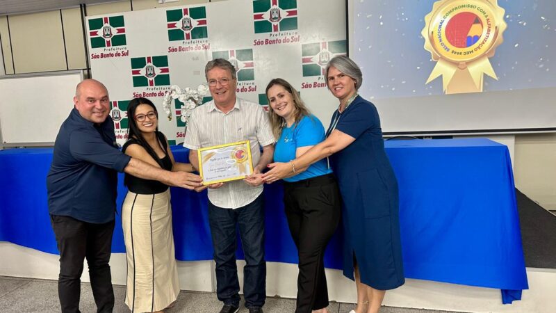 Pelo segundo ano consecutivo, São Bento do Sul conquista o Selo Ouro de Alfabetização