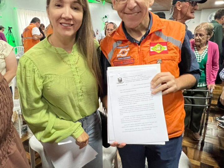 Santa Terezinha conquista liberação de duas pontes de concreto junto à Defesa Civil do Estado