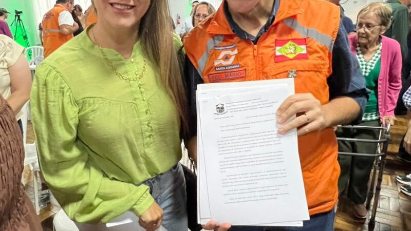 Santa Terezinha conquista liberação de duas pontes de concreto junto à Defesa Civil do Estado