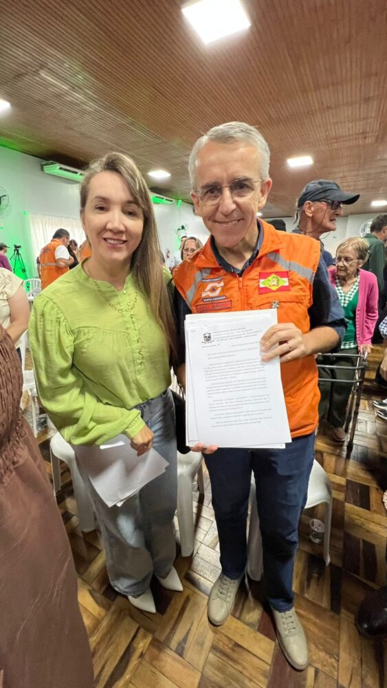 Santa Terezinha conquista liberação de duas pontes de concreto junto à Defesa Civil do Estado