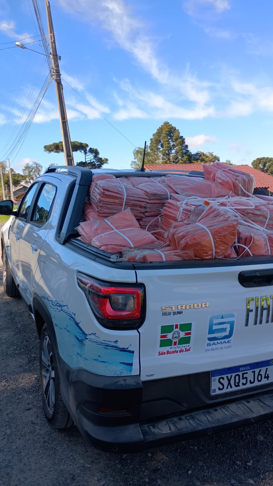 SAMAE avança na distribuição de sacos recicláveis e amplia coleta seletiva em São Bento do Sul