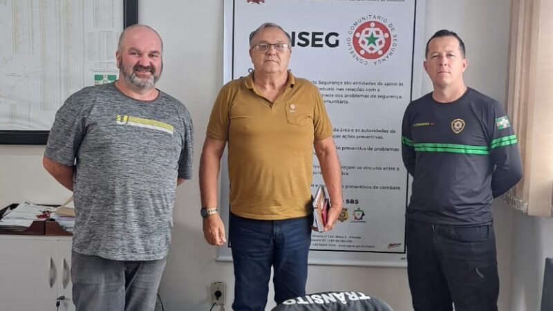 CONSEG convida DETRU para reunião mensal e debate trânsito em São Bento do Sul