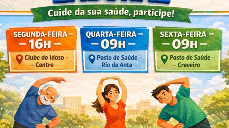 AVISO INFORMATIVO – GINÁSTICA LABORAL EM SANTA TEREZINHA