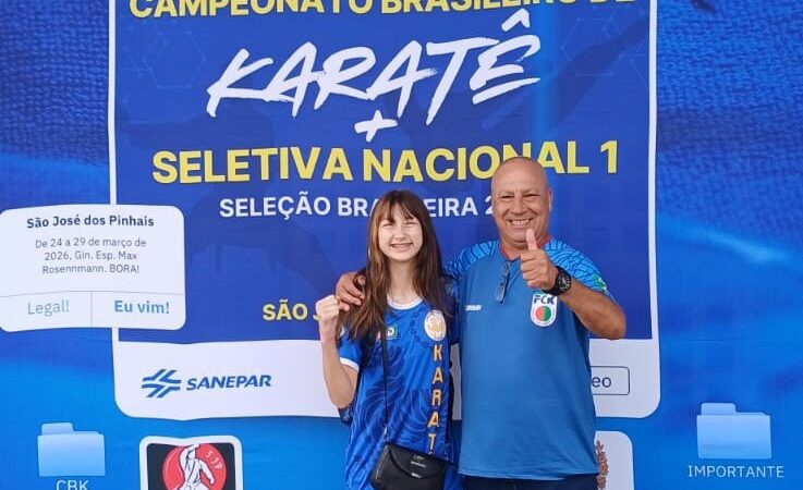 Helena Gazda faz história e leva o nome de São Bento do Sul ao Campeonato Brasileiro de Karatê