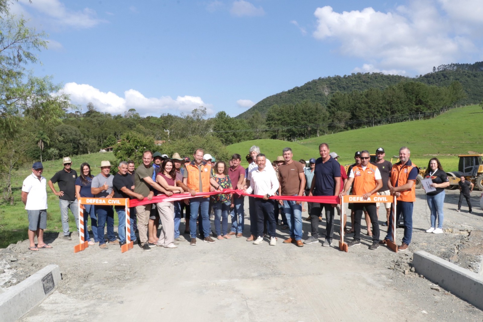 Papanduva avança com novas obras e reforça infraestrutura no interior e na área urbana