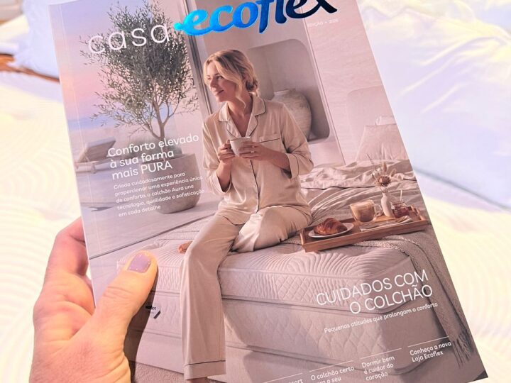 Ecoflex lança revista que conecta conforto, arquitetura e qualidade do sono