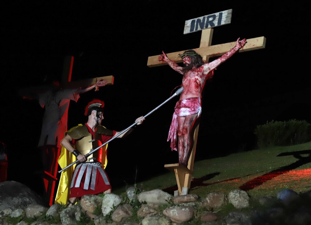 Produção do Drama do Calvário com novidade  em São Bento do Sul