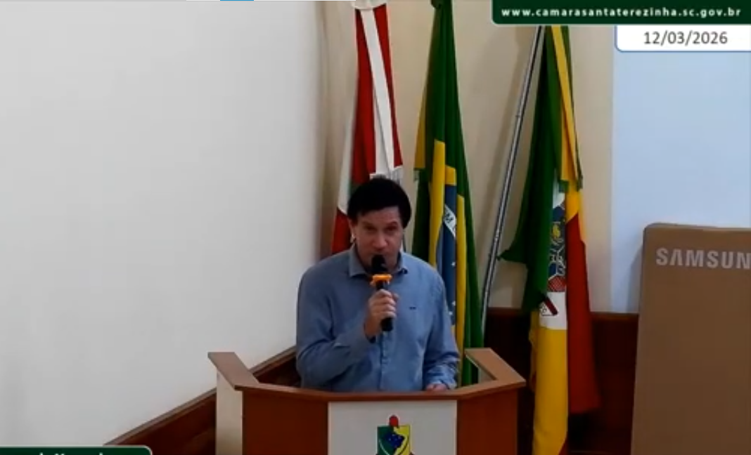 Vereador Pascoal Schultz destaca implantação do SAMU e recursos para obras em Santa Terezinha