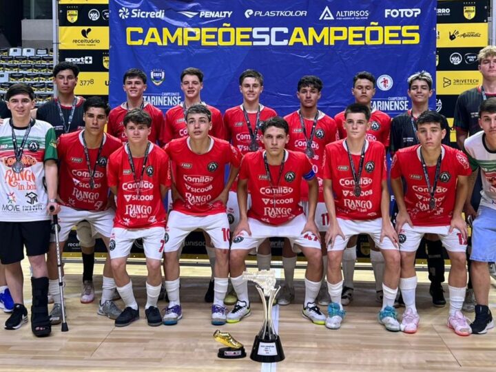 Equipe Sub 18 da Fundação Municipal de Desportos (FMD) de São Bento do Sul vai disputar a Copa Gazeta de Futsal 