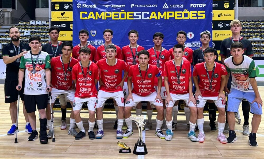 Equipe Sub 18 da Fundação Municipal de Desportos (FMD) de São Bento do Sul vai disputar a Copa Gazeta de Futsal 