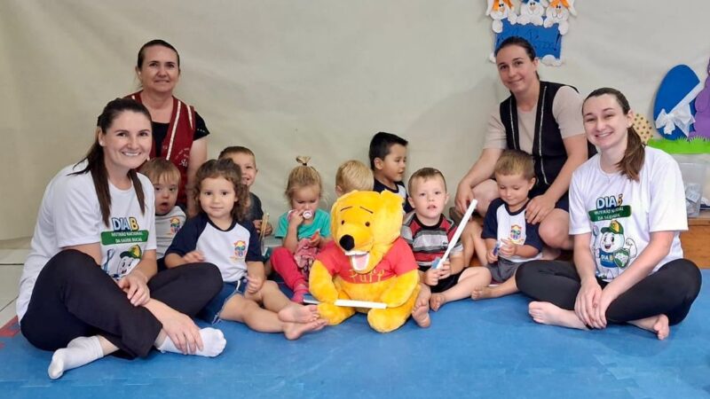 Santa Terezinha promoveu Dia B com mobilização voltada à saúde bucal infantil