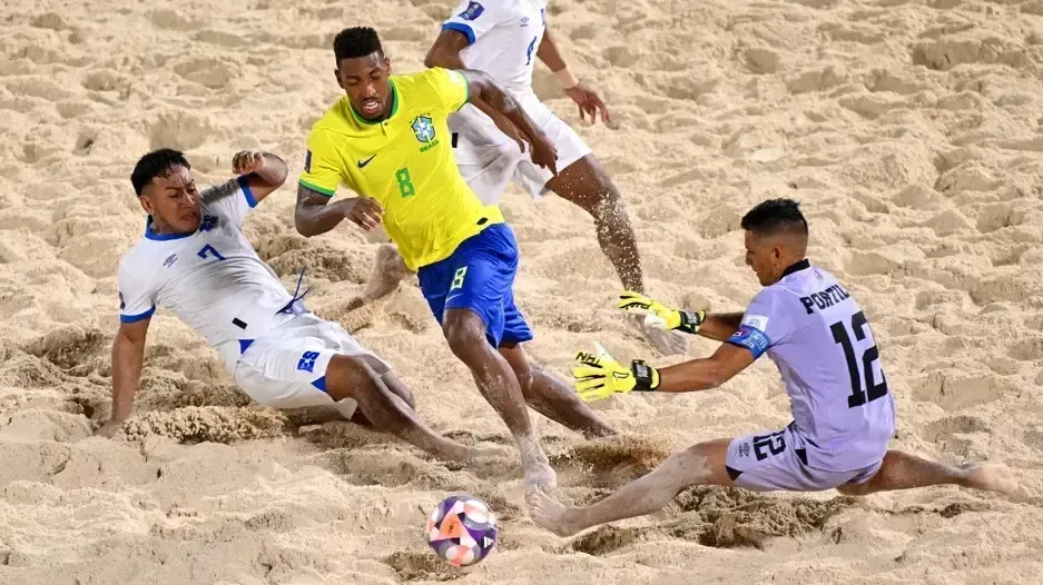 Futebol de areia dos Jogos de Verão definiu os 4 últimos classificados para próxima fase