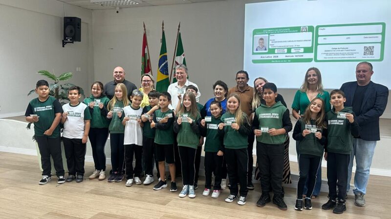 São Bento do Sul lança aplicativo Pais e Alunos e Carteirinha Municipal do Estudante