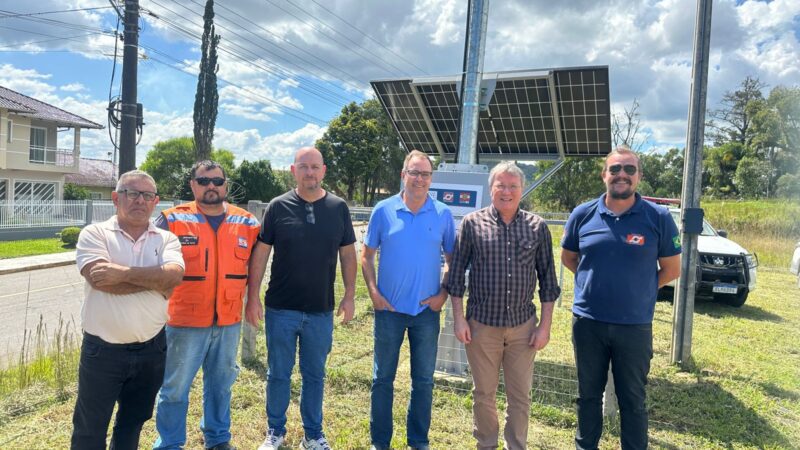 São Bento do Sul inaugura estação meteorológica com monitoramento em tempo real