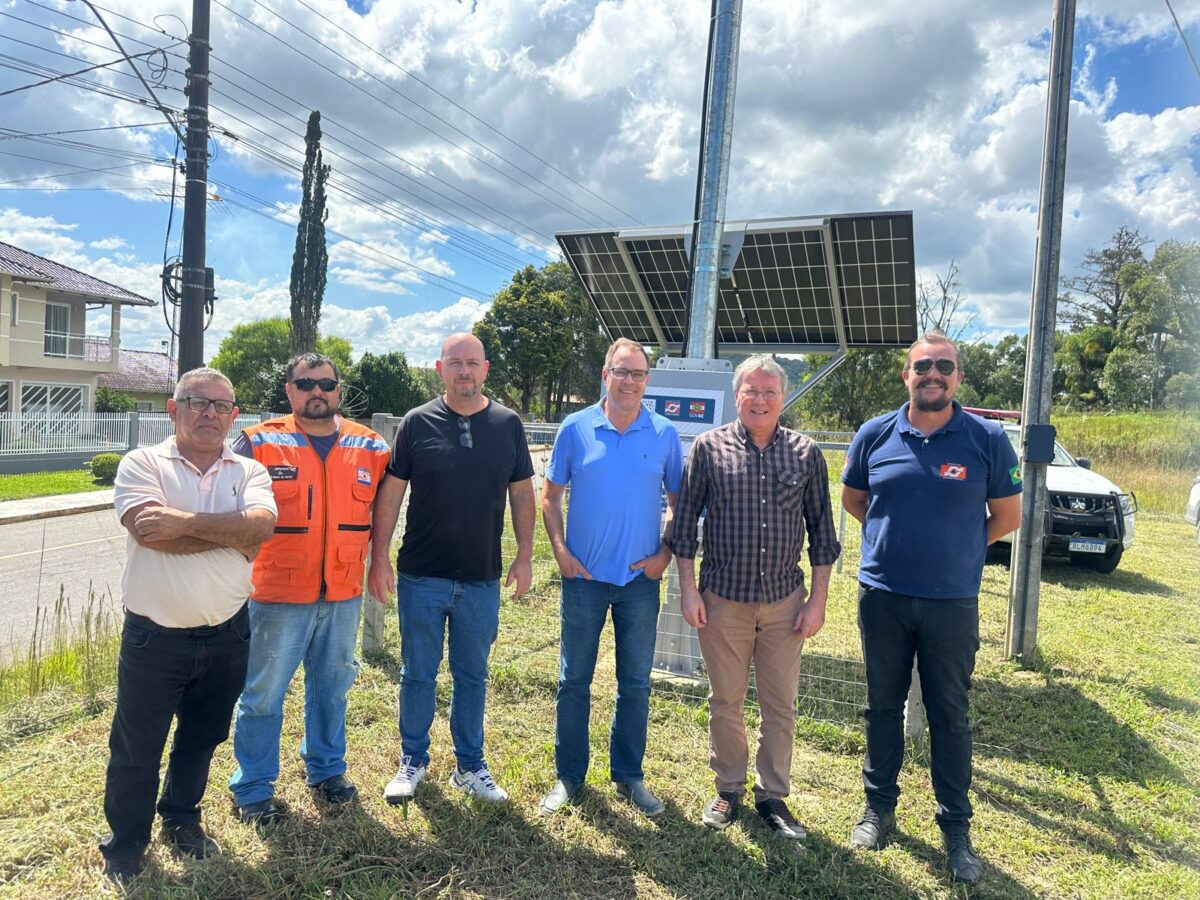 São Bento do Sul inaugura estação meteorológica com monitoramento em tempo real