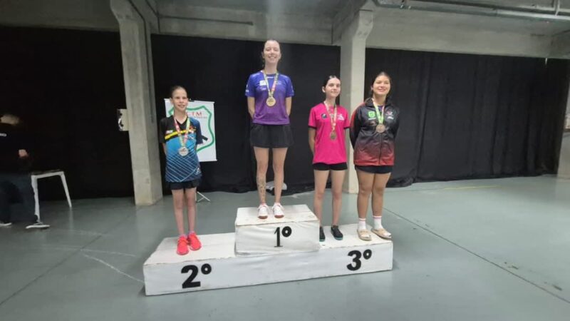 Atletas de São Bento do Sul conquistam excelentes resultados no 1º Estadual de Tênis de Mesa