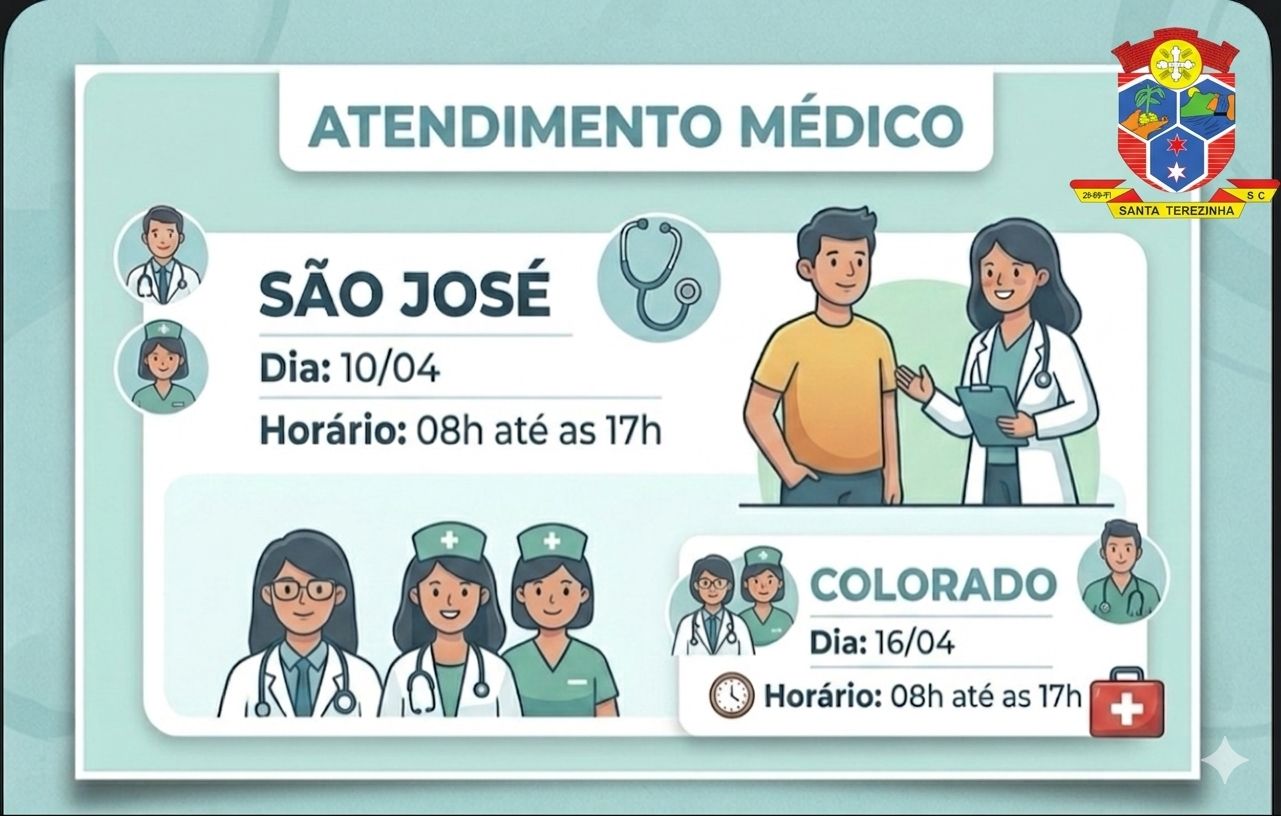 Prefeitura de Santa Terezinha leva atendimento médico a comunidades do interior