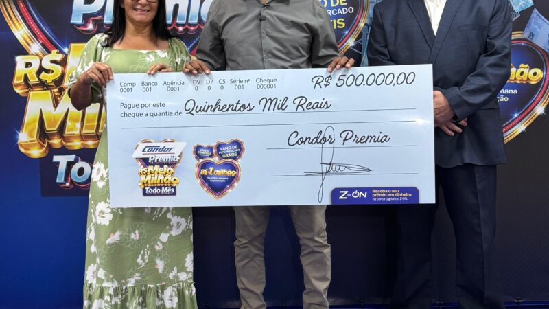 Ganhador de meio milhão em sorteio tinha 13 reais na conta quando recebeu a notícia