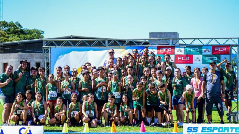 Monte Castelo conquista 31 medalhas no Festival Catarinense de Atletismo