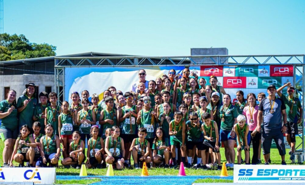 Monte Castelo conquista 31 medalhas no Festival Catarinense de Atletismo