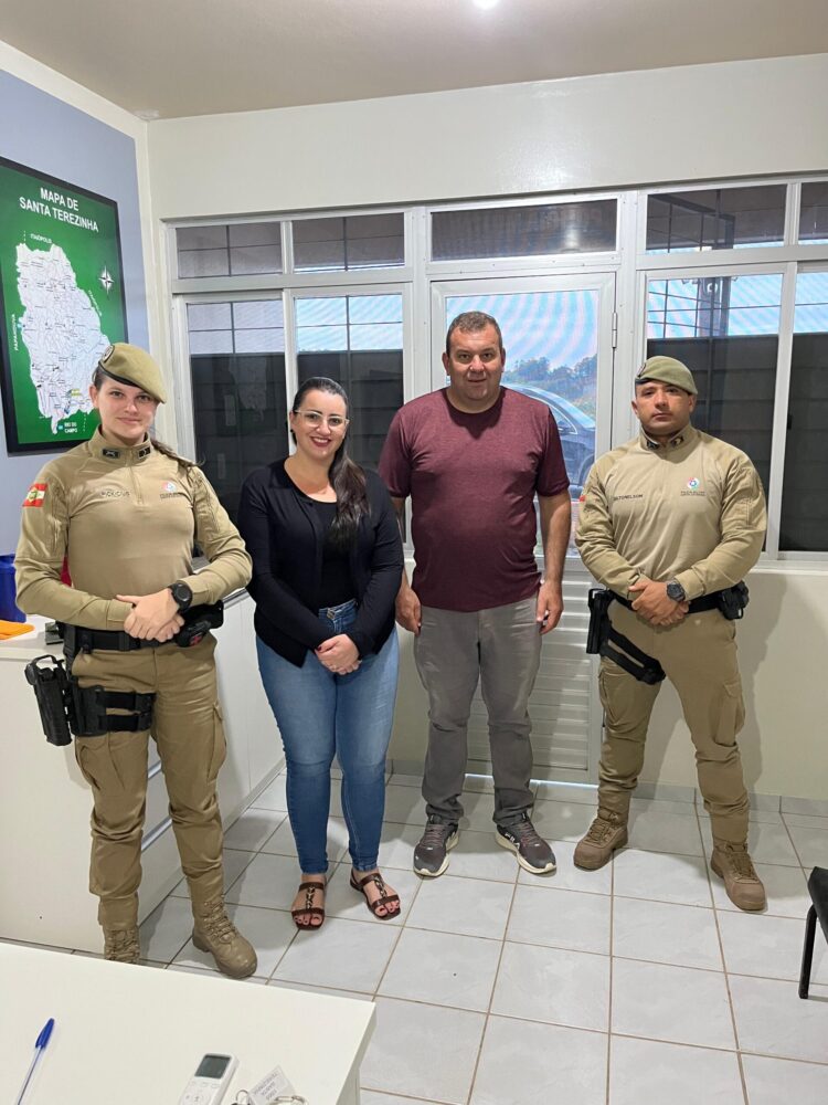 Vereadores se reúnem com Polícia Militar para tratar da segurança em Santa Terezinha
