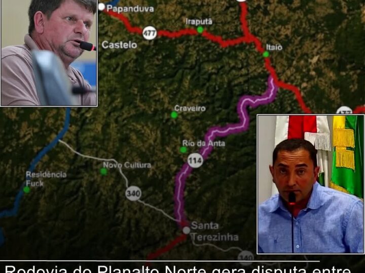 Rodovia do Planalto Norte gera disputa entre Papanduva e Itaiópolis sobre traçado da obra