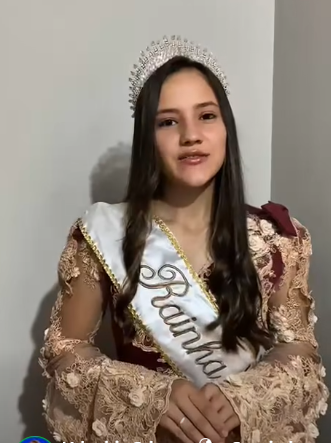 Raíssa Osinski convida jovens para inscrições da realeza da 16ª Festa Regional do Mel em Santa Terezinha