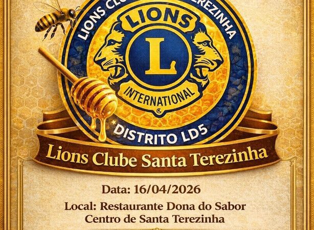 Governador do Lions Clube Distrito LD5 realiza visita oficial em Santa Terezinha