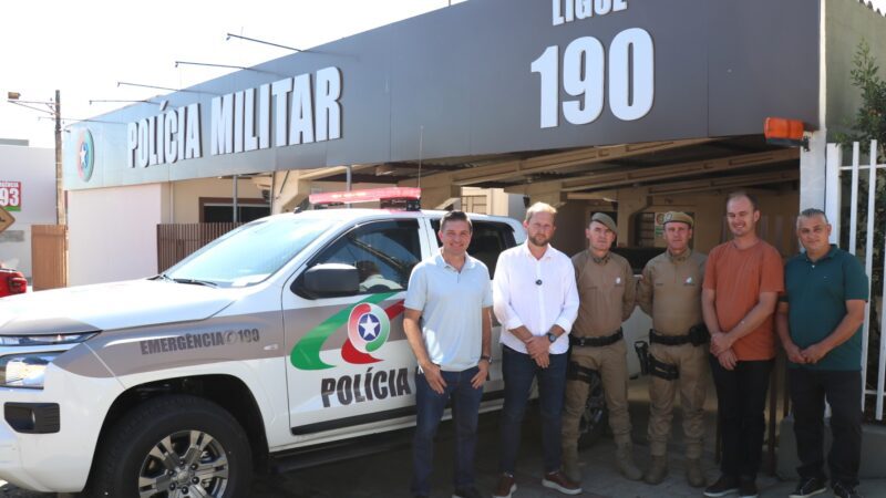 Papanduva recebe nova viatura 0 km para reforço na segurança pública