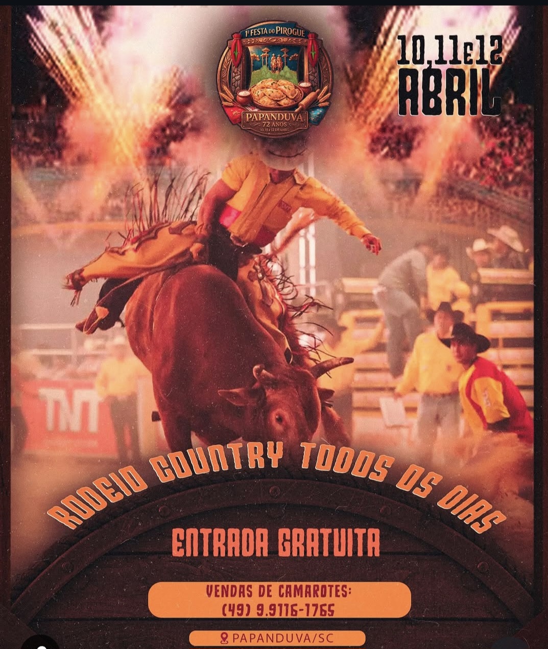 PAPANDUVA VAI TREMER: contagem regressiva para a 1ª Festa do Pirogue promete marcar a história da cidade