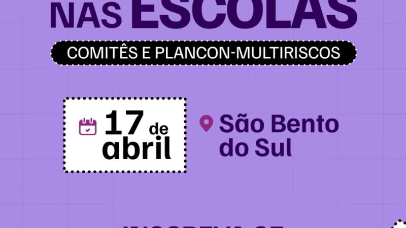 Seminário Macrorregional de Segurança nas Escolas será realizado nesta sexta-feira em São Bento do Sul