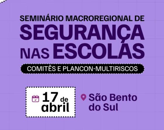 Seminário Macrorregional de Segurança nas Escolas será realizado nesta sexta-feira